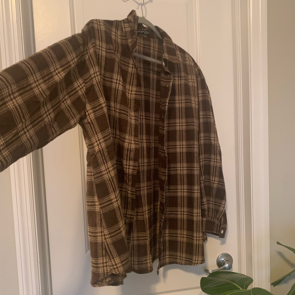 Oversized SHEIN flannel